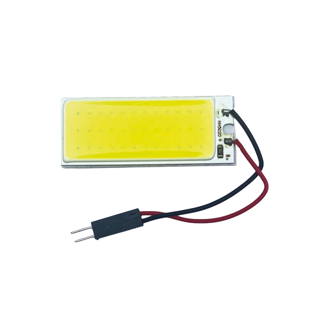 Luz LED Interior con Interruptor para Auto 12V Blanca 5x2 cm