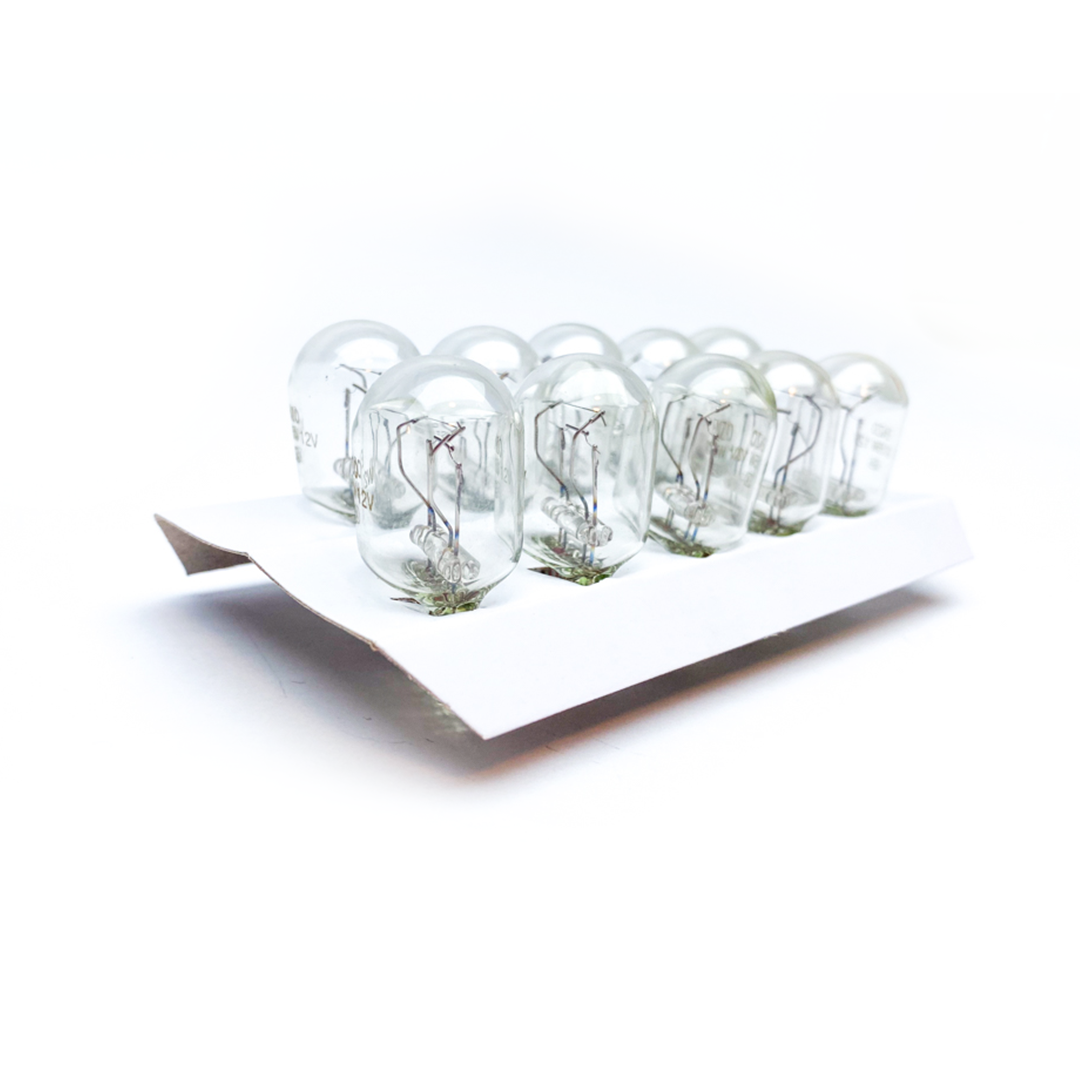 Ampolletas ENZO T20 W21/5W 12V 21/5W 2 Contactos Base W3x16d Caja 10 Unidades