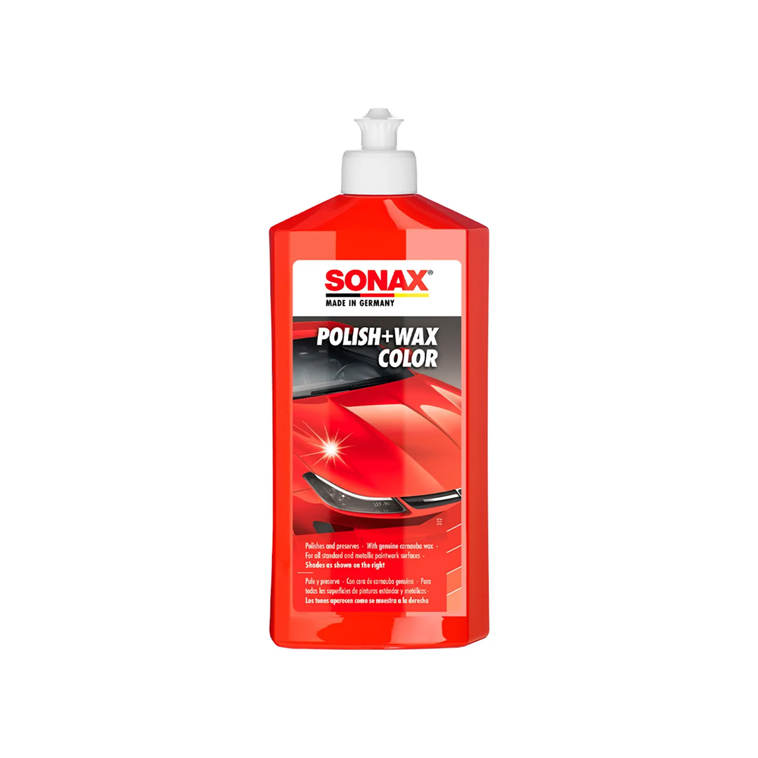Cera de Pulimento Polish + Wax SONAX Restaurador y Protector de Pintura