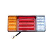 Foco Trasero Indestructible JOFAN Triple 12V-24v 32x14 cm