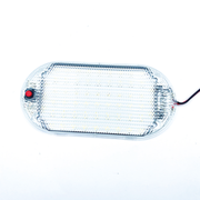 Luz LED Interior con Interruptor para Auto 12/24V Blanca 6x3 cm
