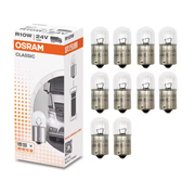 Ampolletas OSRAM R10W 24V Halógenas Pack 10 Unidades