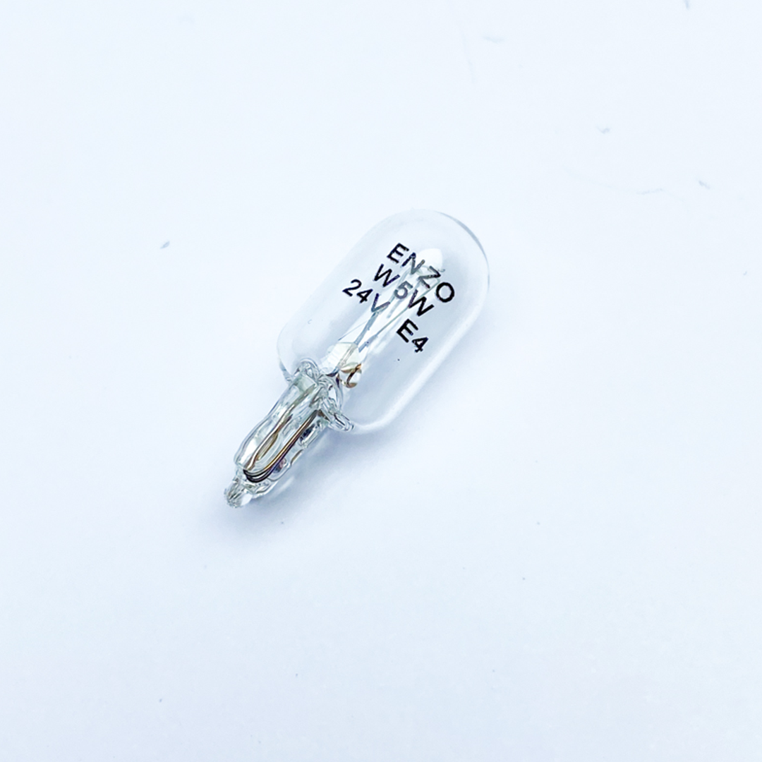 Ampolletas ENZO T10 24V 5W Base W2.1x9.5d Pack 10 Unidades