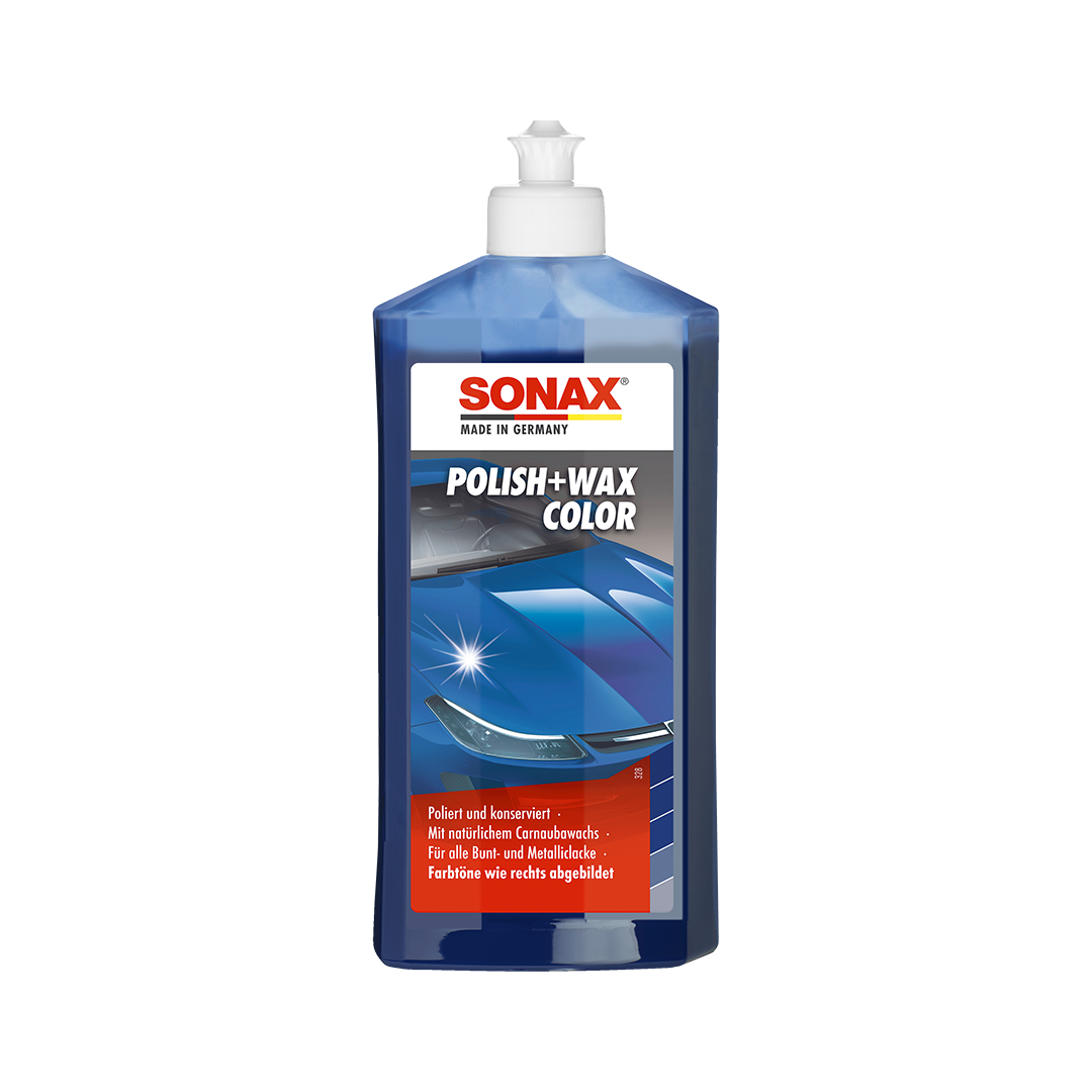 Cera de Pulimento Polish + Wax SONAX Restaurador y Protector de Pintura