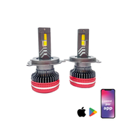 Ampolletas LED Tricolor 9005 ENZO con App – Control Total de Iluminación