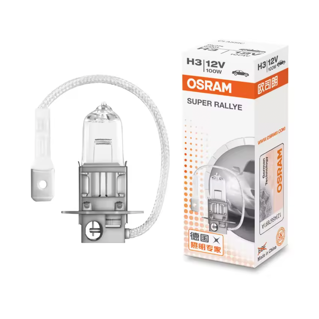 Ampolleta OSRAM H3 12V 55W Base PK22s Halógena Pack 2 Unidades