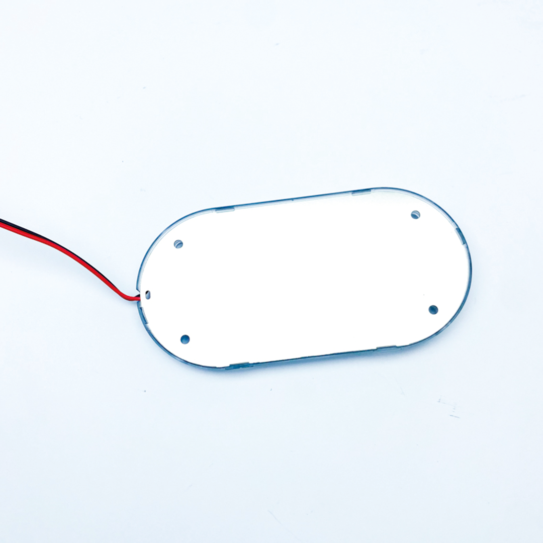 Luz LED Interior con Interruptor para Auto 12/24V Blanca 6x3 cm