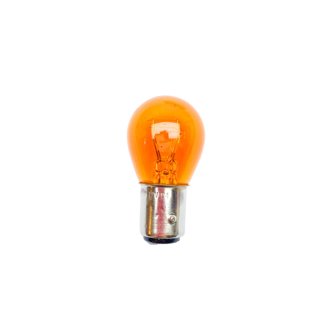 Ampolletas ENZO P21-5W BAY15D 12V 5-21W 2 Contacto Pata dispareja AMBAR (10unidades)