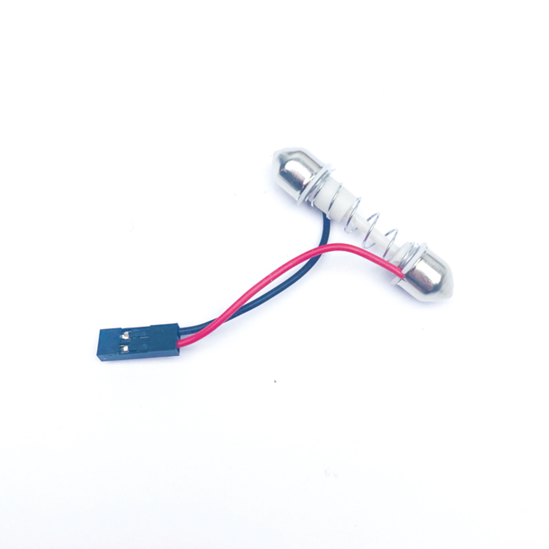 Luz LED Interior con Interruptor para Auto 12V Blanca 5x2 cm