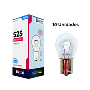 Ampolletas ENZO P21W BA15S 12V 21W 1 Contacto Pata Pareja (10unidades)
