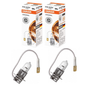 Ampolleta OSRAM H3 24V 55W Base PK22s Halógena Pack 2 Unidades