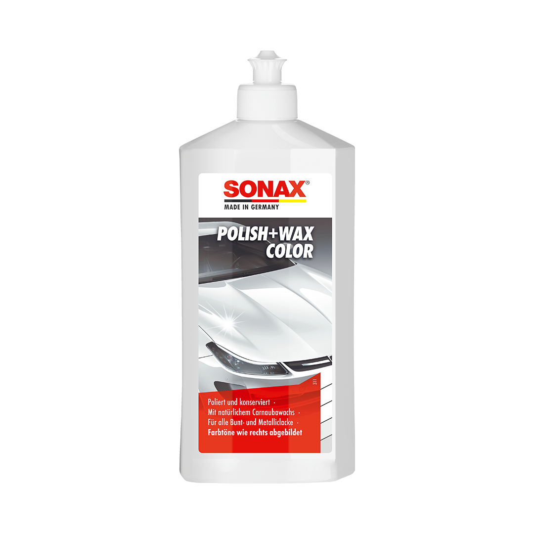 Cera de Pulimento Polish + Wax SONAX Restaurador y Protector de Pintura