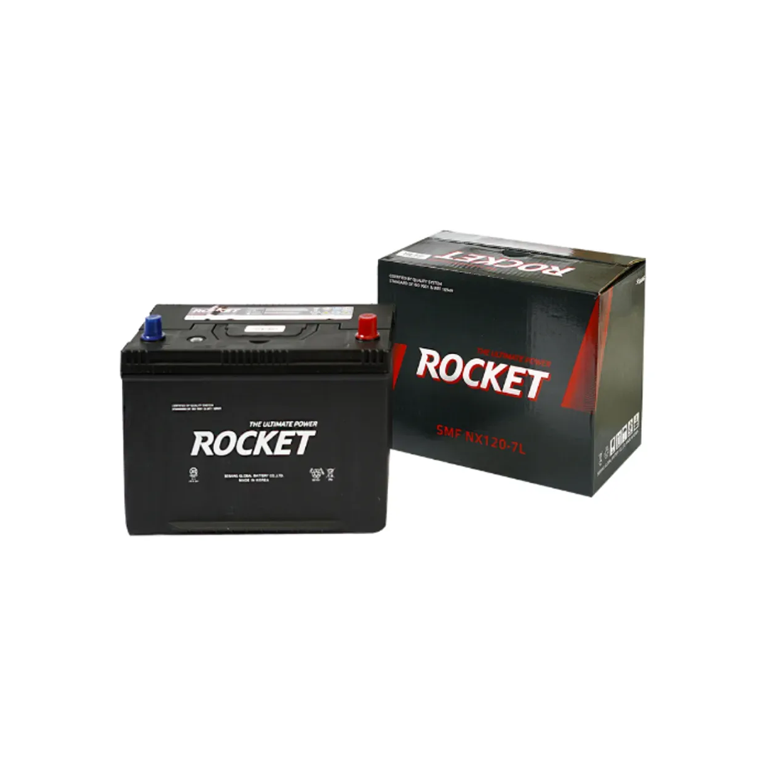 Batería Rocket SMF NX120-7 90Ah 730-770 CCA Positivo Izquierdo