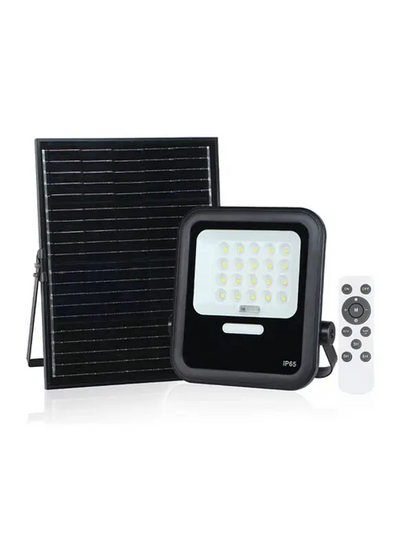 Proyector Led Solar 50W JOFAN IP65 C/Panel Solar C/Control Remoto