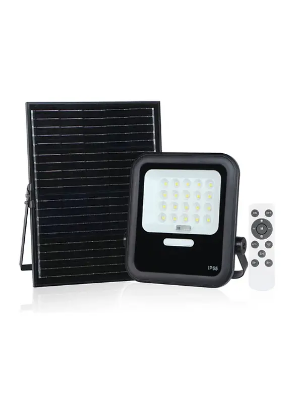 Proyector Led Solar 50W JOFAN IP65 C/Panel Solar C/Control Remoto