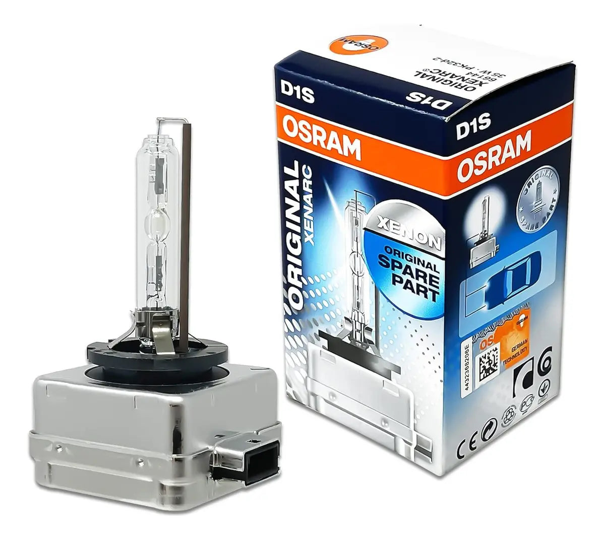 Ampolleta Xenón D1S OSRAM 66144 35W PK32d-2 HCB 6000K