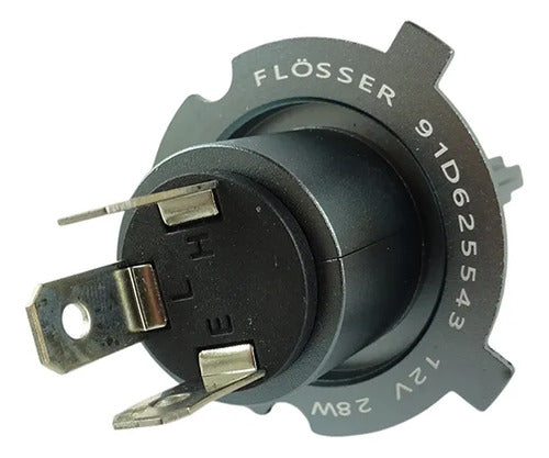 Set Led H4 Flösser 6500k 28w 2 Ampolletas