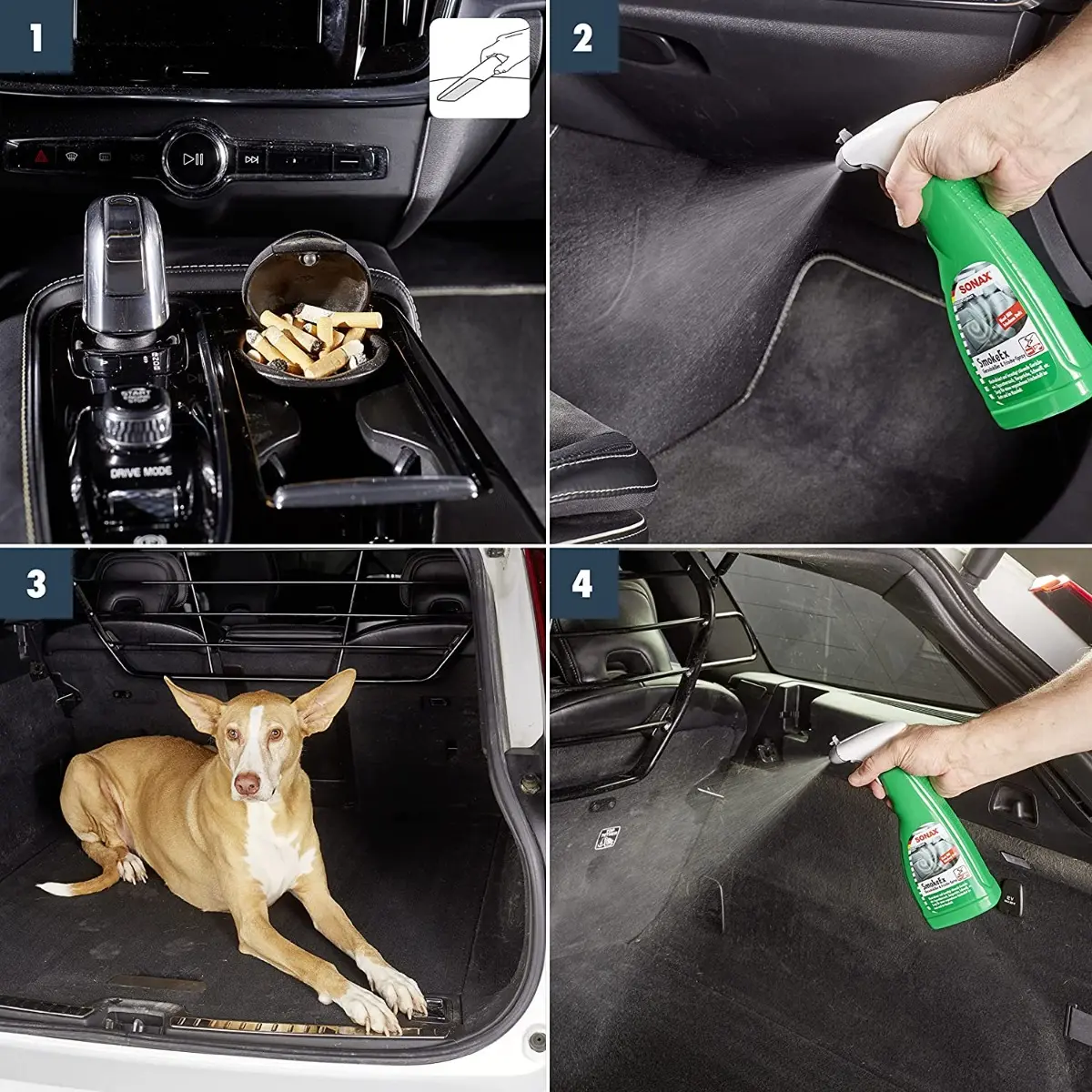 Eliminador De Olores para autos Sonax 500ml