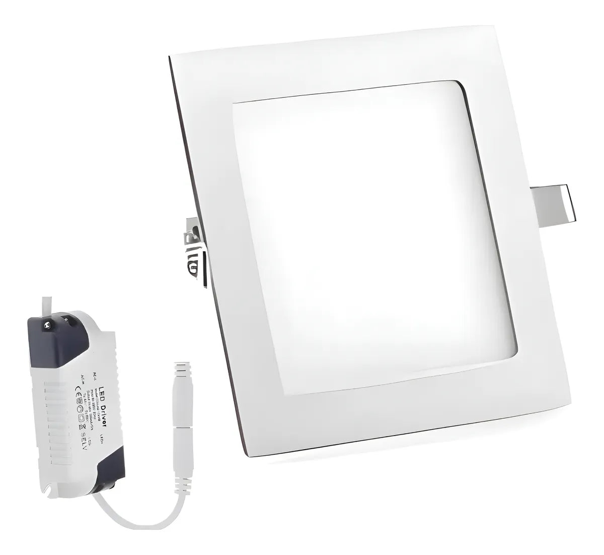 PANEL LED PLAFON BLANCO CUADRADO DE 15W (19x19cm) EMPOTRADO 3383