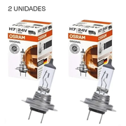 Ampolleta OSRAM H7 24V 55W Base PX26d Halógena Pack 2 Unidades