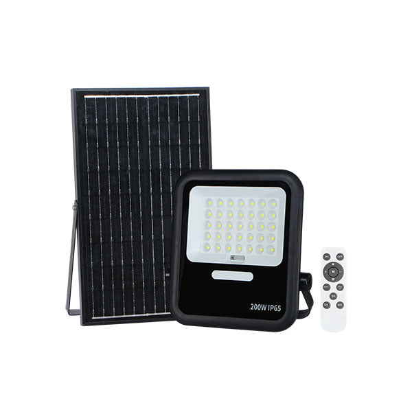 Proyector Led Solar 200W JOFAN IP65 C/Panel Solar C/Control Remoto