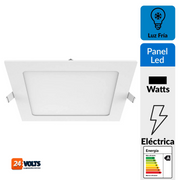 PANEL LED PLAFON BLANCO CUADRADO DE 15W (19x19cm) EMPOTRADO 3383