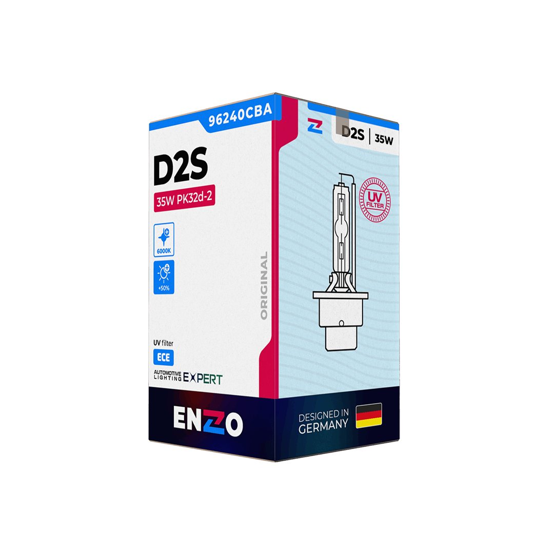 Ampolletas Xenón D2S ENZO 96240CBA 35W PK32d-5 CBA HCB 6000K