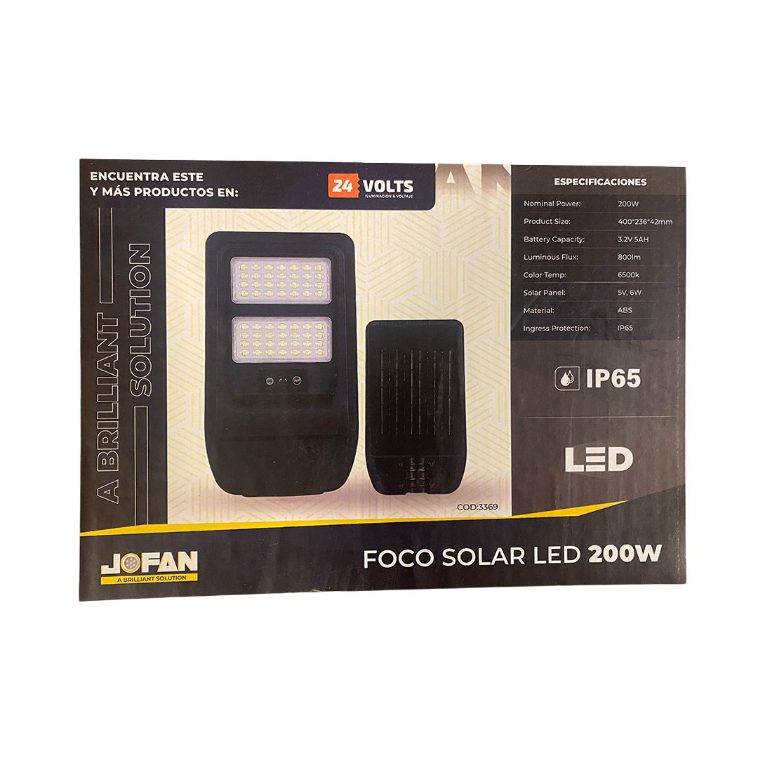 Foco Proyector Led Exterior 200w Foco Sensor Movimiento