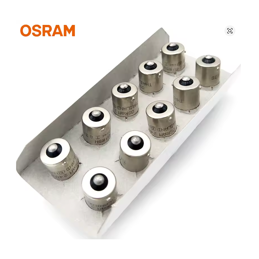 Ampolletas OSRAM P21/5W 24V Halógenas Pack 10 Unidades