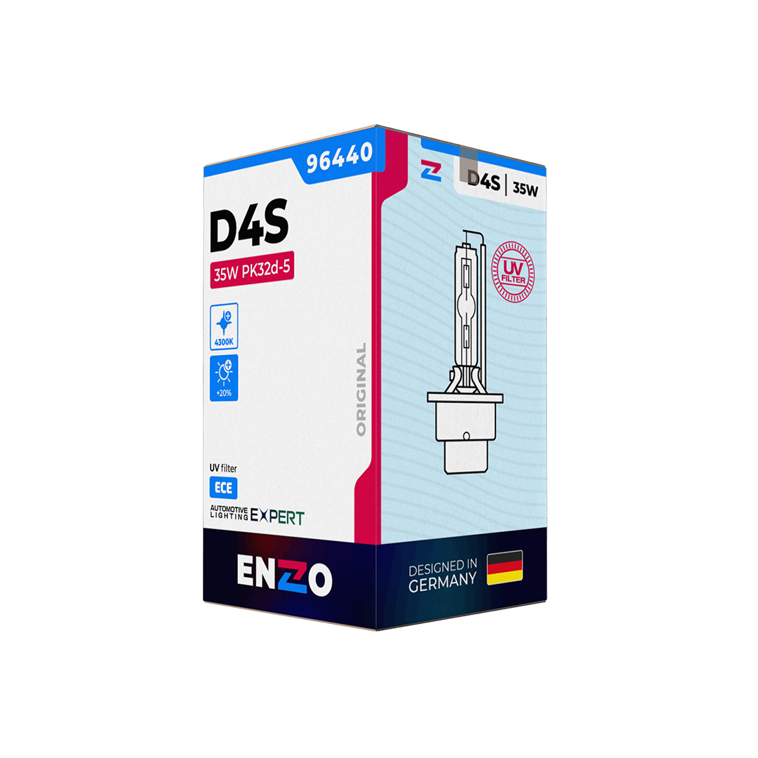 Ampolletas Xenón D4S ENZO 96440 35W PK32d-2 HCB 6000K - 24 Volts