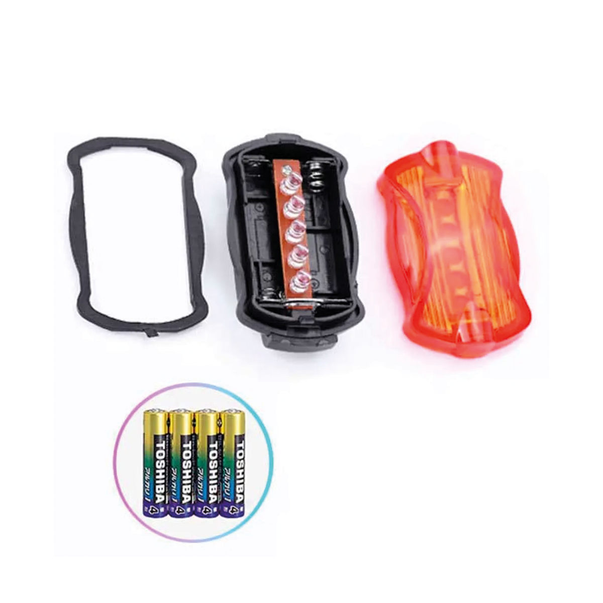 Set De Luz Delantera Y Trasera Para Bicicletas