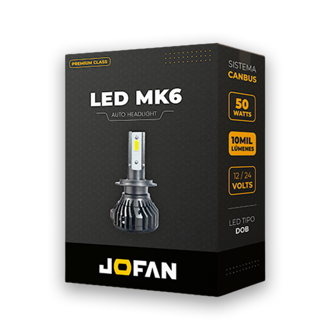 Kit Led MK6 H11/h9/h8 JOFAN 12/24V - 50W