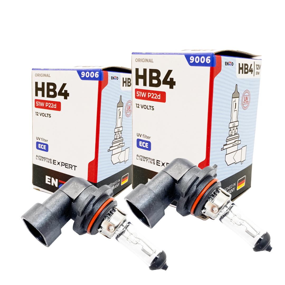 Ampolletas Halógena Hb4 Enzo 51w 12v P22d Uv Filter (2 unidades)