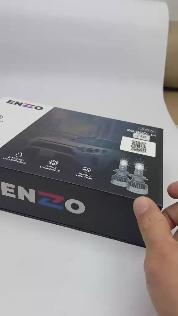 Cargar vídeo: Ampolletas LED Tricolor 9005 ENZO con App – Control Total de Iluminación